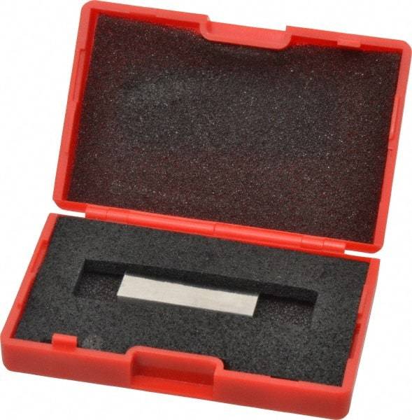 Value Collection - 0.109" Rectangular Steel Gage Block - Accuracy Grade AS-1, Includes NIST Traceability Certification - USA Tool & Supply