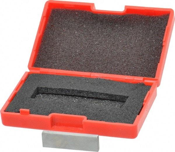 Value Collection - 0.124" Rectangular Steel Gage Block - Accuracy Grade AS-1, Includes NIST Traceability Certification - USA Tool & Supply