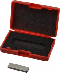 Value Collection - 0.126" Rectangular Steel Gage Block - Accuracy Grade AS-1, Includes NIST Traceability Certification - USA Tool & Supply