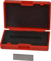 Value Collection - 0.128" Rectangular Steel Gage Block - Accuracy Grade AS-1, Includes NIST Traceability Certification - USA Tool & Supply