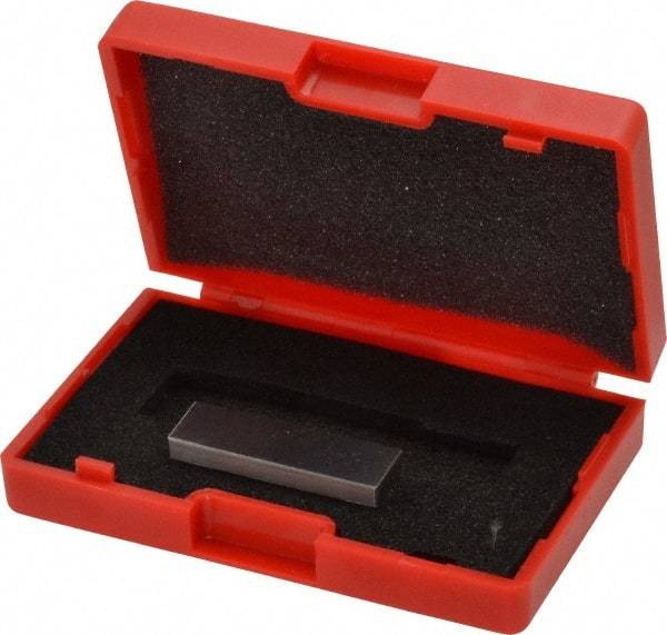 Value Collection - 0.135" Rectangular Steel Gage Block - Accuracy Grade AS-1, Includes NIST Traceability Certification - USA Tool & Supply