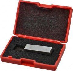 Value Collection - 0.45" Rectangular Steel Gage Block - Accuracy Grade AS-1, Includes NIST Traceability Certification - USA Tool & Supply