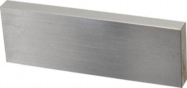 Value Collection - 4" Rectangular Steel Gage Block - Accuracy Grade AS-1, Includes NIST Traceability Certification - USA Tool & Supply