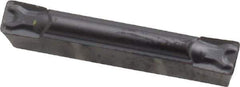 Kennametal - 305G GMN Grade KC5010, 3.05mm Cutting Width Carbide Grooving Insert - 3.5mm Max Depth of Cut, Neutral, 0.4mm Corner Radius, TiAlN Finish - USA Tool & Supply