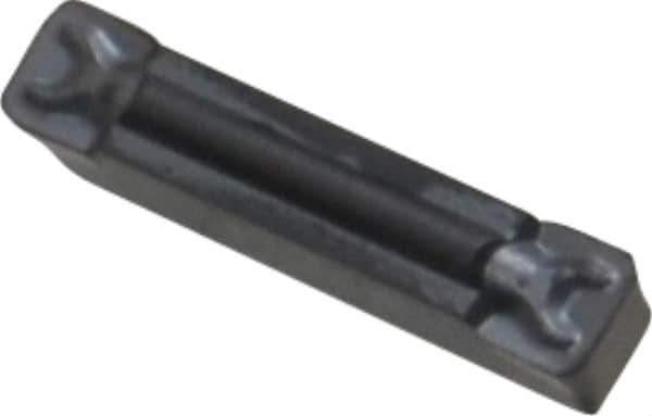 Kennametal - 405G GMN Grade KC5010, 4.05mm Cutting Width Carbide Grooving Insert - 3.5mm Max Depth of Cut, Neutral, 0.8mm Corner Radius, TiAlN Finish - USA Tool & Supply