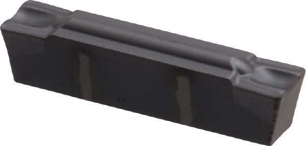 Kennametal - 405G GMP Grade KC5010, 4.05mm Cutting Width Carbide Grooving Insert - 3.5mm Max Depth of Cut, Neutral, 0.4mm Corner Radius, TiAlN Finish - USA Tool & Supply