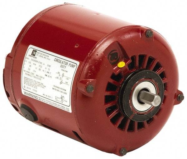 US Motors - 1/6 hp, ODP Enclosure, Auto Thermal Protection, 1,725 RPM, 115 Volt, 60 Hz, Industrial Electric AC/DC Motor - Size 48 Frame, Resilient Mount, 1 Speed, Sleeve Bearings, A Class Insulation, Reversible - USA Tool & Supply