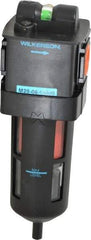 Wilkerson - 3/4" Port Coalescing Filter - Polycarbonate Bowl, Automatic Drain, 150 Max psi, 0.01 Micron Rating, 9-1/4" Long x 2.9" Wide x 9-1/4" High - USA Tool & Supply