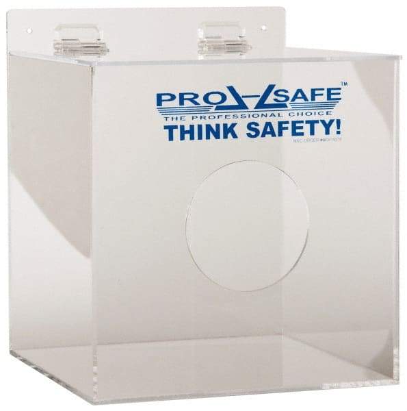 PRO-SAFE - Table and Wall Mount Miscellaneous Dispenser - 10 Inch Wide x 10 Inch Deep x 10 Inch High - USA Tool & Supply