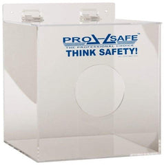 PRO-SAFE - Table and Wall Mount Miscellaneous Dispenser - 10 Inch Wide x 10 Inch Deep x 10 Inch High - USA Tool & Supply
