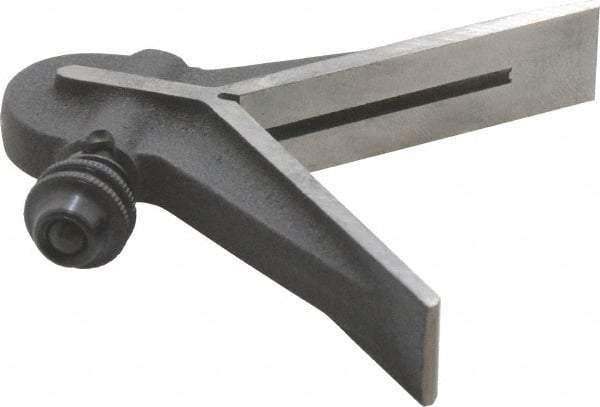 Starrett - 6 Inch Long Blade, Center Head - Black Wrinkle, Coated Cast Iron - USA Tool & Supply