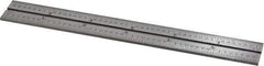 Starrett - 6 Inch Long Blade, 16R Graduation Combination Square Blade - Steel, 1/100, 1/64, 1/50 and 1/32 Inch Graduation - USA Tool & Supply