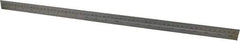 Starrett - 24 Inch Long Blade, 600mm Long Blade, English and Metric Graduation Combination Square Blade - Satin Chrome Finish, Steel, 1/64 and 1/32 Inch Graduation, 0.5 and 1mm Graduation - USA Tool & Supply