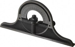 Starrett - 12 to 24 Inch Long Blade, Combination Square Protractor Head - Black Wrinkle, Chrome on Turret Coated, Cast Iron - USA Tool & Supply