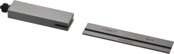 Starrett - 2-1/2 Inch Long, English Double Square - 1/64 and 1/32 Inch Graduation, Steel - USA Tool & Supply