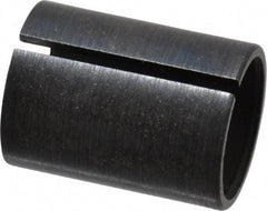 Starrett - 12.7mm Length, 8mm Inside Diameter and 9.5mm Outside Diameter, Drop Indicator Split Bushing - For Use with 80 Dial Indicators - USA Tool & Supply