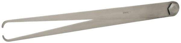 Starrett - 18 Inch Leg, Firm Joint, Steel, Polished, Inside Caliper - 24 Inch Max Measurement, 600mm Max Measurement, Flat Leg - USA Tool & Supply