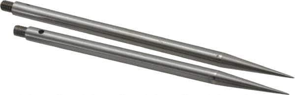 Starrett - 4-1/2; 5 Inch Leg, Forged Steel, Trammel Points - For Use With Starrett 50A, Includes (2) Adjustable Points - USA Tool & Supply