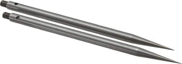 Starrett - 5 Inch Leg, Forged Steel, Trammel Points - For Use With Starrett 50B, Includes (2) Points - USA Tool & Supply