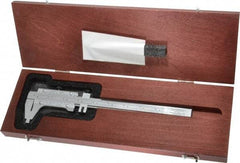 Starrett - 0 to 6" Steel Vernier Caliper - 0.0010" Graduation, 1-9/16" Jaw Depth, 0.0005" Accuracy - USA Tool & Supply