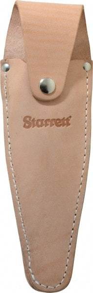 Starrett - 6" OAL, Leather Caliper Holster - 1 Piece, For Use with 6" (150 mm) 120/120M Series Dial Calipers - USA Tool & Supply