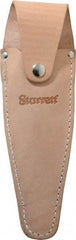 Starrett - 6" OAL, Leather Caliper Holster - 1 Piece, For Use with 6" (150 mm) 120/120M Series Dial Calipers - USA Tool & Supply
