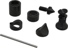 Starrett - 1-1/2 to 2-1/4" High Screw Jack Set - 1" Base Diam - USA Tool & Supply
