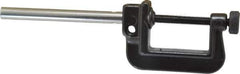 Starrett - 1-5/16 Inch Flat, 5/16 Inch Round Test Indicator Clamp - For Use with 650, 651, 196 and 196M Back Plunger and Universal Dial Indicators - USA Tool & Supply
