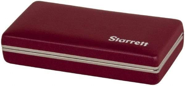 Starrett - Micrometer Case - 1/2" Max Measurement, Use with 232 & 232M Series Outside Micrometers - USA Tool & Supply