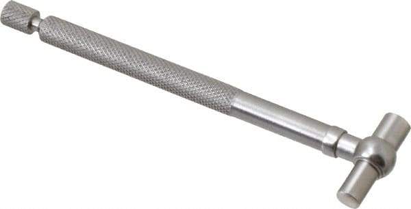 Starrett - 1/2 to 3/4 Inch, 2-3/8 Inch Overall Length, Telescoping Gage - 2-3/8 Inch Long Handle, Chrome Plated - USA Tool & Supply