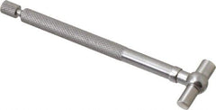 Starrett - 1/2 to 3/4 Inch, 2-3/8 Inch Overall Length, Telescoping Gage - 2-3/8 Inch Long Handle, Chrome Plated - USA Tool & Supply