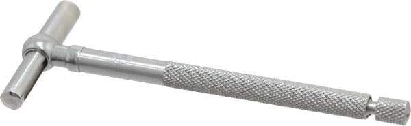 Starrett - 3/4 to 1-1/4 Inch, 2-3/8 Inch Overall Length, Telescoping Gage - 2-3/8 Inch Long Handle, Chrome Plated - USA Tool & Supply
