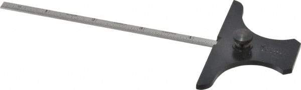 Starrett - Rule Depth Gages Minimum Measurement (Inch): 0 Maximum Measurement (Inch): 6 - USA Tool & Supply