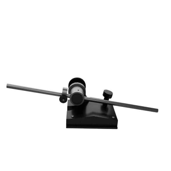 Starrett - 1 Spindle, 9 Inch Spindle Length, Surface Gage - 2-9/16 Inch Long x 2-3/8 Inch Wide Base, Hardened Steel - USA Tool & Supply