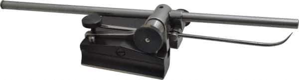 Starrett - 2 Spindle, 12 and 18 Inch Spindle Length, Surface Gage - 3-1/2 Inch Long x 3-3/16 Inch Wide Base, Hardened Steel - USA Tool & Supply