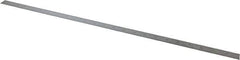Starrett - 24" Long, 1/100, 1/64, 1/32, 1/10" Graduation, Flexible Steel Rule - 5R Graduation Style, 3/4" Wide, Silver, Satin Chrome Finish - USA Tool & Supply