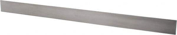 Starrett - 36 Inch Long x 2-13/32 Inch Wide x 7/32 Inch Thick, Square Edge Straightedge - 0.0004 Inch Edge Flatness, Steel, 0.0012 Inch Parallelism - USA Tool & Supply