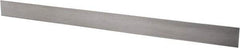 Starrett - 36 Inch Long x 2-13/32 Inch Wide x 7/32 Inch Thick, Square Edge Straightedge - 0.0004 Inch Edge Flatness, Steel, 0.0012 Inch Parallelism - USA Tool & Supply