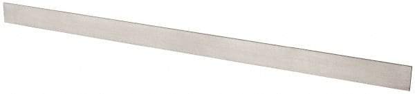 Starrett - 48 Inch Long x 2-13/32 Inch Wide x 7/32 Inch Thick, Square Edge Straightedge - 0.0004 Inch Edge Flatness, Steel, 0.0002 Inch Parallelism - USA Tool & Supply