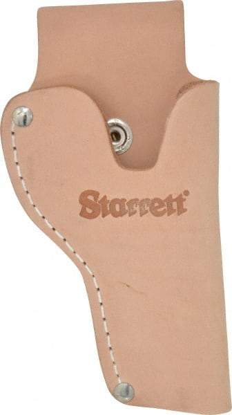 Starrett - Micrometer Holster - 1" Max Measurement, Use with Inch & Millimeter Micrometers - USA Tool & Supply