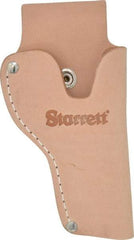 Starrett - Micrometer Holster - 1" Max Measurement, Use with Inch & Millimeter Micrometers - USA Tool & Supply