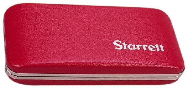 Starrett - Micrometer Case - 8" Max Measurement, Use with 216 & 216M Series Digital Micrometers - USA Tool & Supply