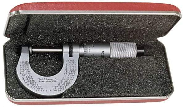 Starrett - Micrometer Case - Use with S226 & S226M for 0 to 6" Outside Micrometer Sets - USA Tool & Supply