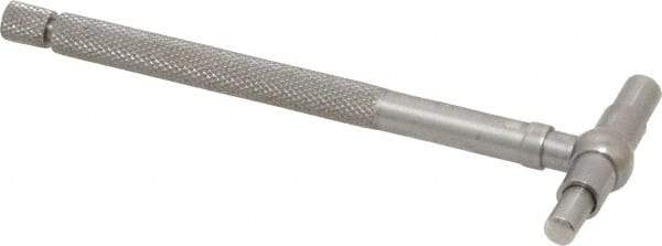 Starrett - 3/4 to 1-1/4 Inch, 3.8 Inch Overall Length, Telescoping Gage - 2-3/8 Inch Long Handle, Satin Chrome Finish - USA Tool & Supply