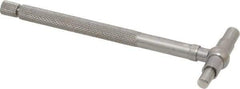 Starrett - 3/4 to 1-1/4 Inch, 3.8 Inch Overall Length, Telescoping Gage - 2-3/8 Inch Long Handle, Satin Chrome Finish - USA Tool & Supply