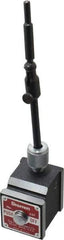 Starrett - 150 Lb Magnetic Force, Fine Adjustment Indicator Positioner & Holder with Base - Post & Rod, Rectangular Base, 1-15/16" Base Height, 1-5/8" Base Length, 1-7/8" Base Width - USA Tool & Supply