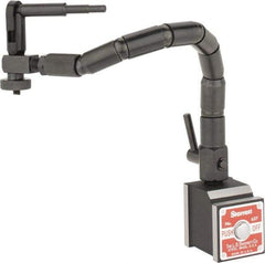 Starrett - 1-7/8" Long x 1" Wide x 1-15/16" High Magnetic Indicator Base with On/Off Switch - 3" Rod Length, Flexible Arm - USA Tool & Supply