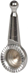 Starrett - 1/16" Ball Diam, Steel, Ball Test Indicator Contact Point - 5/32" Contact Point Length, Use with Starrett 711 Series Last Word Dial Test Indicators - USA Tool & Supply