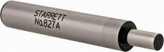 Starrett - 0.2" Head Diam, 3/8" Shank, Single End, Mechanical Edge Finder - Cylindrical Contact - USA Tool & Supply