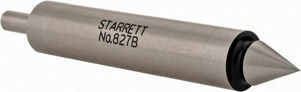 Starrett - 0.2" Head Diam, 1/2" Shank, Double End, Mechanical Edge Finder - Conical and Cylindrical Contact - USA Tool & Supply